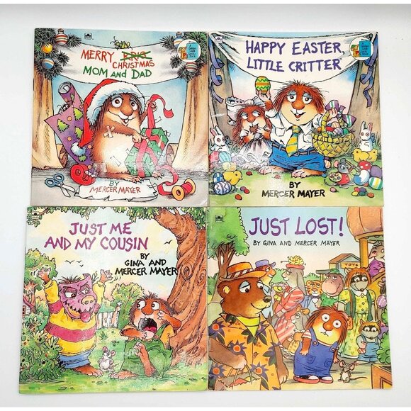 Lot of 4 Little Critter Mercer Mayer Books Children Kids Picture - Picture 1 of 2
